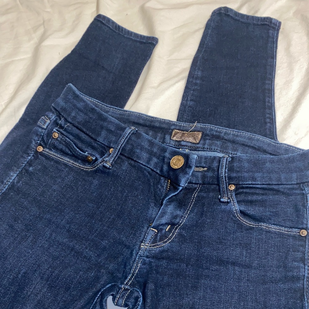 Hemmed (Petite Length) MOTHER Skinny Jeans